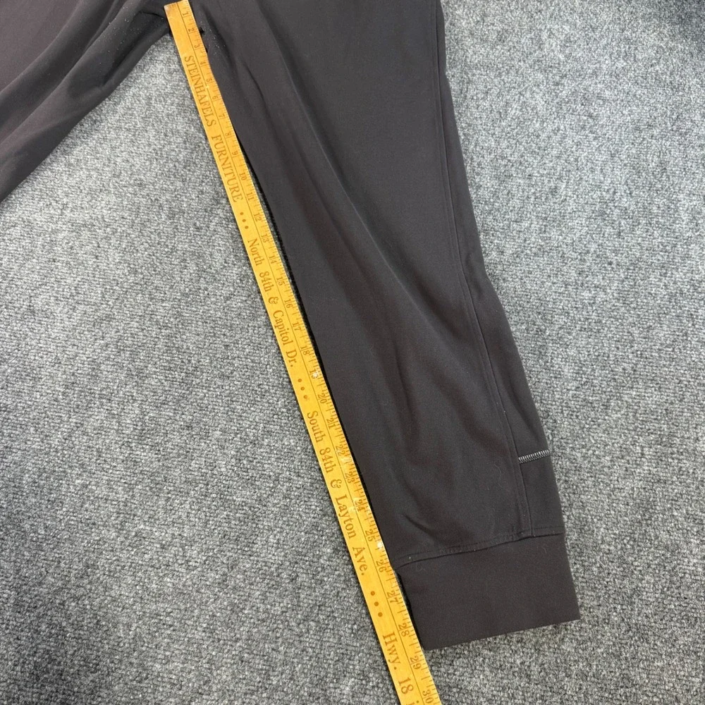 Lululemon Mens Black Tapered‎ Jogger Pants Drawstring Activewear Size M 32x28